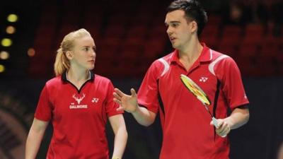 British badminton mixed doubles pair Imogen Bankier & Chris Adcock