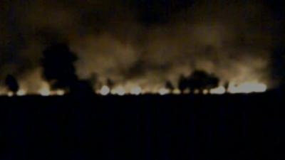 Beeley Moor fire