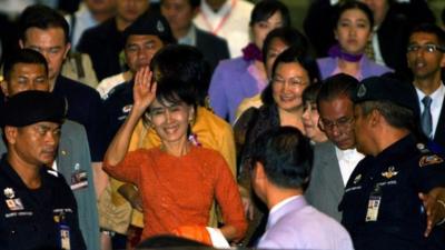 Burmese pro-democracy leader Aung San Suu Kyi