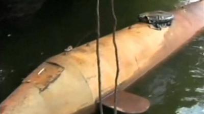 Submarine seized in Colombia