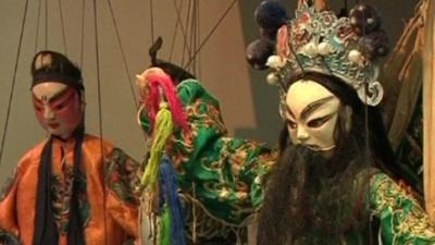 Puppets on display in China