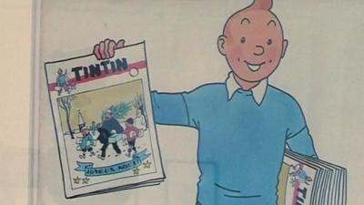 Tintin comic book image