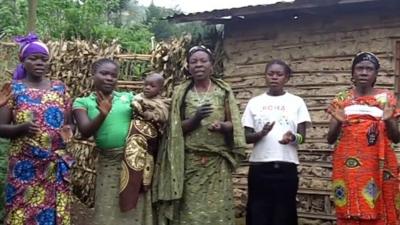 Women villagers in South Kivu, DRC