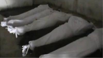 Bodies of those killed near Qusair