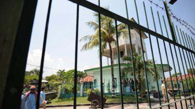 The Bali Nine are housed in the maximum security block seen here at Kerobokan Prison