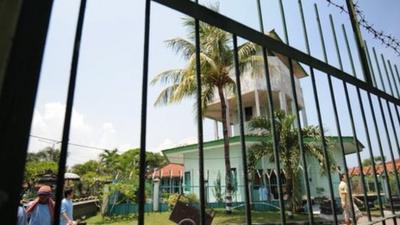 The Bali Nine are housed in the maximum security block seen here at Kerobokan Prison