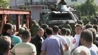 Kosovo Serbs clash with NATO troops