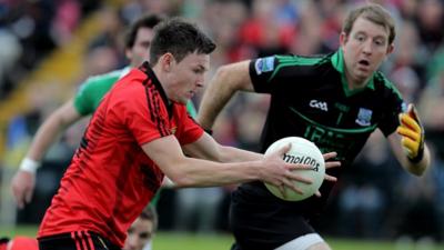 Donal O'Hare scored Down's first goal against Fermanagh