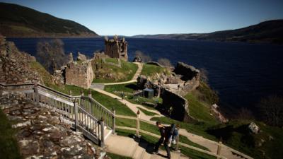 Urquhart Castle on Loch Ness