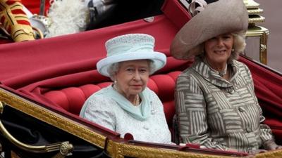 The Queen and the Duchess of Cornwall