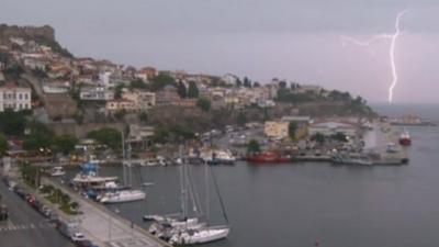 Coastline in Greece