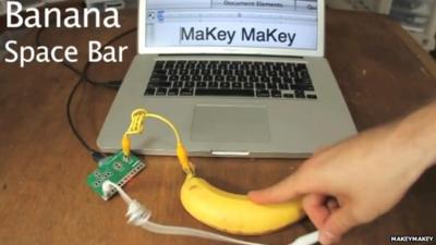 A banana spacebar