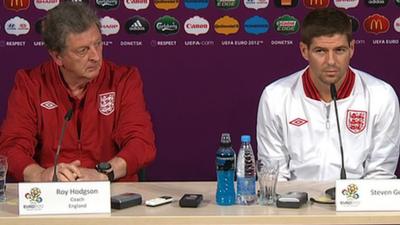 Roy Hodgson & Steven Gerrard