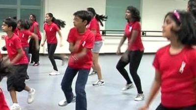 Dance class in Singapore