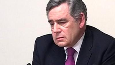 The former Prime Minister Gordon Brown