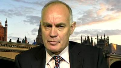 Justice minister Crispin Blunt