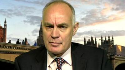 Justice minister Crispin Blunt