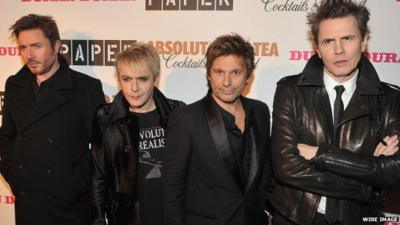 Simon le Bon, Nick Rhodes, Roger Taylor and John Taylor of Duran Duran