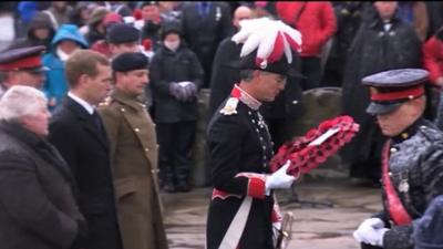 Falklands ceremony