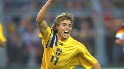 Sweden's Tomas Brolin