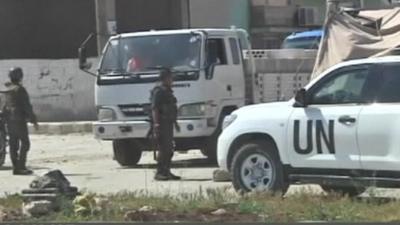 UN observers in Syria