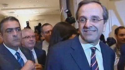 New Democracy leader Antonis Samaras