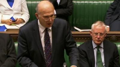 Business Secretary, Vince Cable