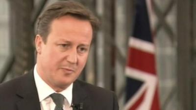 David Cameron - Courtesy Channel 4 News