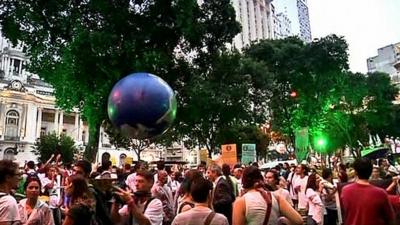 Thousands in Brazil green protest