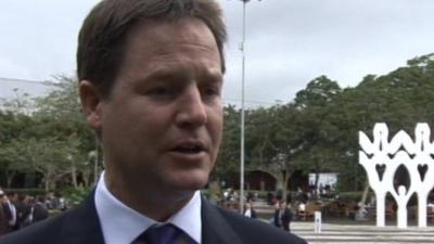 Deputy Prime Minister Nick Clegg