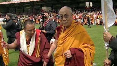 Dalai Lama in Aldershot