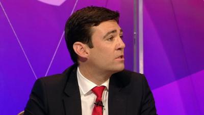 Andy Burnham on Question Time