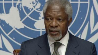 UN Arab League Special Envoy Kofi Annan