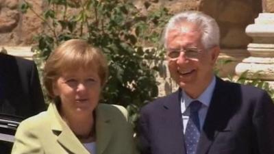 Merkel and Monti