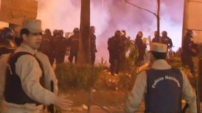 Clashes in Asuncion