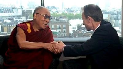 Dalai Lama and Andrew Marr