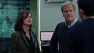 A scene from The Newsroom