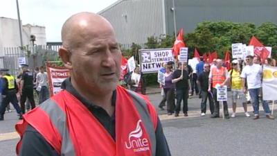 Unite union spokesman Russell Jackson