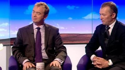 Tim Farron and Simon Hart