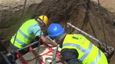 Getting the coins out of the ground