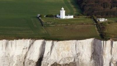 white cliffs of Dover