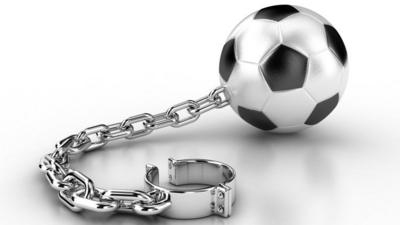 Soccer handcuff