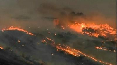 Wildfire in Colorado Springs