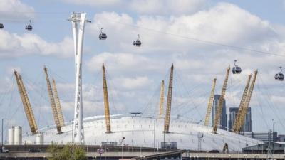 Thames cable car