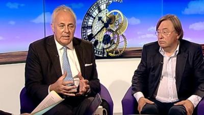 Mark Malloch-Brown and David Mellor