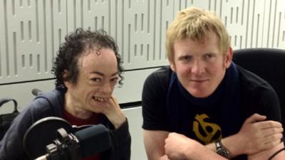Liz Carr and Rob Crossan, Ouch! disability talk show hosts