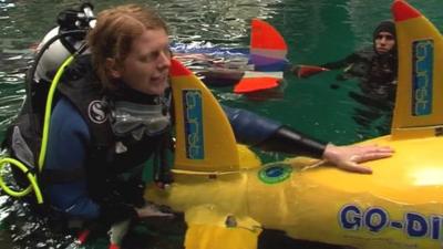 Submarine team from Bath University