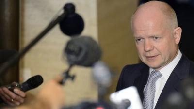 UK Foreign Secretary William Hague