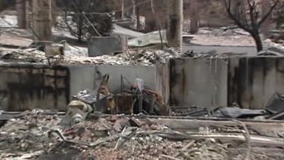 Houses in Colorado reduced to ash