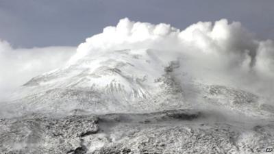 Nevado del Ruiz volcano, 1 July 2012